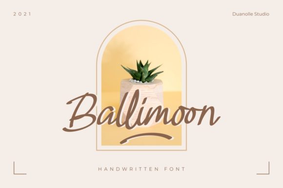 Ballimoon: The Script Font That Brings Modern Elegance to Your Brand