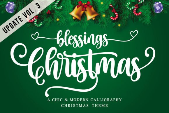 Christmas Blessings: A Font for Festive Elegance