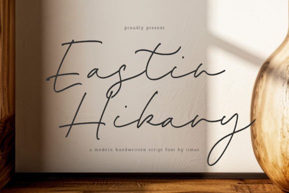 Eastin Hikary: The Monoline Script for Modern Brands
