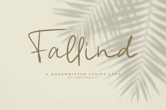 Fallind: A Script Font for Modern Brand Identity