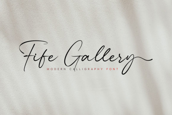 Fife Gallery: A Script Font for Refined Branding