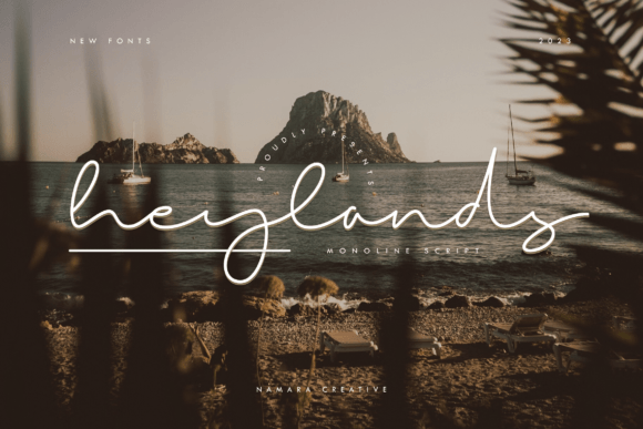 Heylands: A Monoline Script for Natural Design