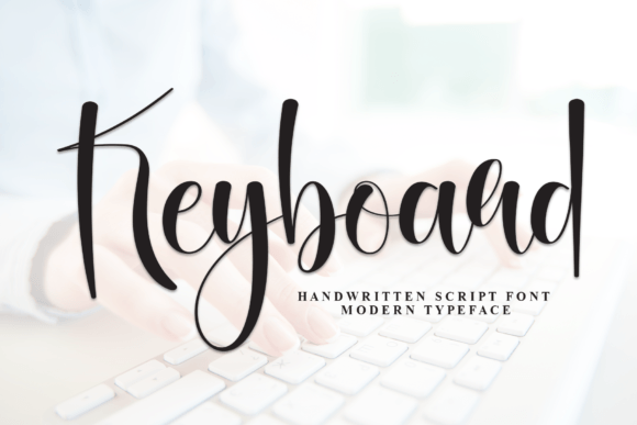 Keyboard Font: The Handwritten Script for Elegant Design