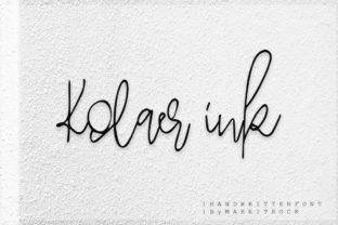 Kolaer Ink: A Font That Brings Authentic Character to Your Projects
