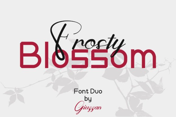 Meet Frosty Blossom: A Font Duo for Creative Projects