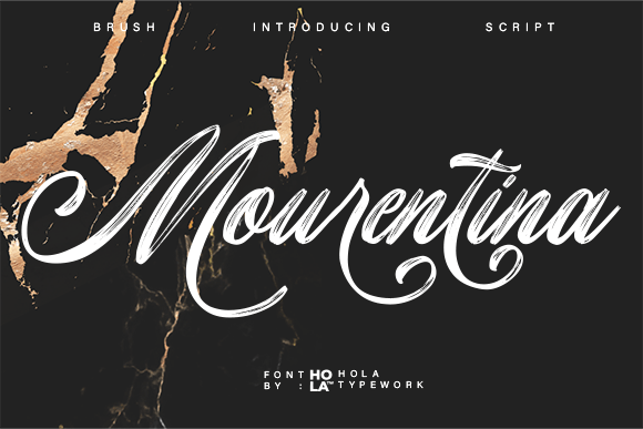 Mourentina: The Brush Script Font with Authentic Warmth