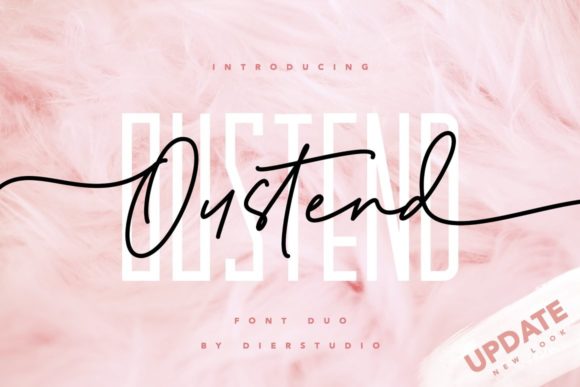 Oustend: The Dynamic Duo Font for Creative Freedom