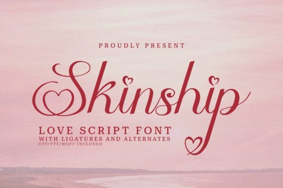 Skinship: The Modern Script Font for Authentic Branding