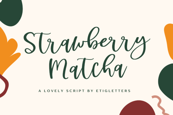 Strawberry Matcha: A Brush Script for Modern Branding