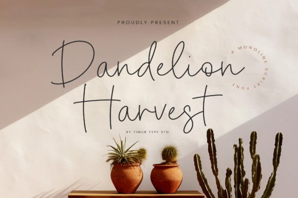 The Art of Handwritten Elegance: Exploring Dandelion Harvest